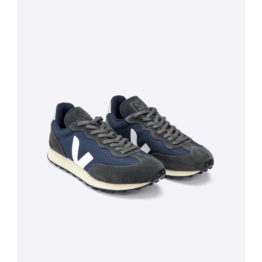 Women's Veja RIO BRANCO ALVEOMESH Running Shoes Navy | ZA 415FDN